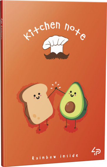 Фото - Блокнот TM Profiplan Artbook Rainbow ' Kitchen Note', avocado, A6 51184 Фото - Блокнот TM Profiplan Artbook Rainbow ' Kitchen Note', avocado, A6 51184