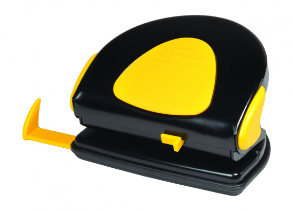 Фото - Діркопробивач 'SСHOLZ' 4319, 20л. металевий, чорно-жовт., гарантiя 10 рокiв, 1906 Фото - Діркопробивач 'SСHOLZ' 4319, 20л. металевий, чорно-жовт., гарантiя 10 рокiв, 1906