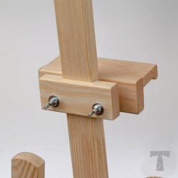 Фото - Мольберт сосновий TART ФЛОРЕНЦІЯ 126см, м.вис.роб 920,габ.ск-го1260х130х100 мм,Вага 2,2кг 56177