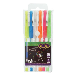 Фото - Набір з 6-и гелевих ручок BLACK PAPER, ART Line 63803 Фото - Набір з 6-и гелевих ручок BLACK PAPER, ART Line 63803