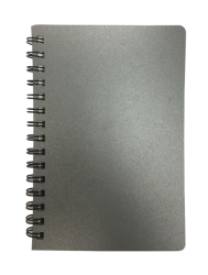 Зошит на пружині &quot;STATUS&quot; В5, 80арк.,кл., пластик.обкл., графіт