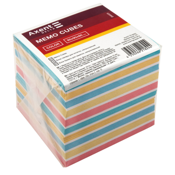 Фото - Папір для нотаток 'COLOR' 90Х90Х80мм, непрок 34708 Фото - Папір для нотаток 'COLOR' 90Х90Х80мм, непрок 34708