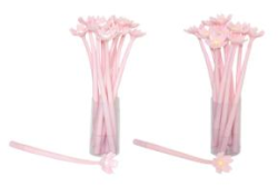 Фото - Ручка гелева 0,5 мм синя квітка-квітка Сакури (змінює колір на ультрафіолеті) 50383