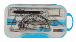 Фото - Готовальня 10 предметів, блакитний 32121 Фото - Готовальня 10 предметів, блакитний 32121