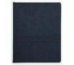 Тетрадь для записи иностранных слов PU, темно-синяя