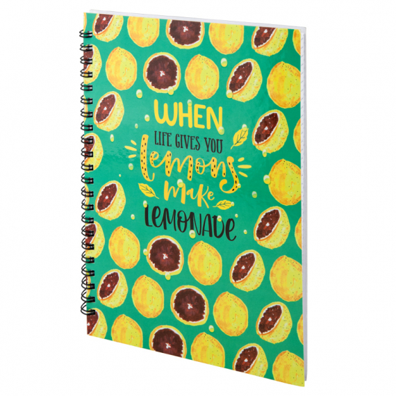 Фото - Блокнот на спіралі тверда обкл., А5, 96арк. BBH-4 49772 Фото - Блокнот на спіралі тверда обкл., А5, 96арк. BBH-4 49772