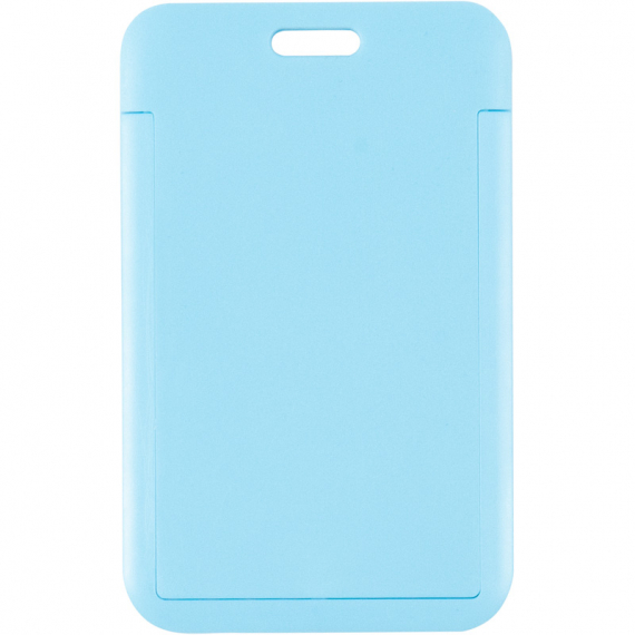 Фото - Бейдж-слайдер вертикальний, блакитний, 4500V (54*85мм) 47101 Фото - Бейдж-слайдер вертикальний, блакитний, 4500V (54*85мм) 47101