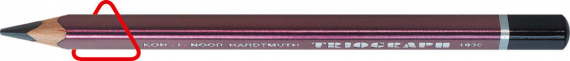 Фото - Олівець графітний TRIOGRAPH, 2B, тригранний 10152 Фото - Олівець графітний TRIOGRAPH, 2B, тригранний 10152