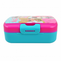 Фото - Контейнер для еды YES 'LOL Juicy', 450мл, с ложкой и вилкой 47090 Фото - Контейнер для еды YES 'LOL Juicy', 450мл, с ложкой и вилкой 47090