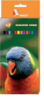 Фото - Олів.кольорові,12 кол.,'Папуга', ЦК42-12, УМКА 44538 Фото - Олів.кольорові,12 кол.,'Папуга', ЦК42-12, УМКА 44538
