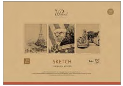 Фото - Папір для ескізів в папці А4+ 20 арк.,'Prof·art' (уп.10) 10540 Фото - Папір для ескізів в папці А4+ 20 арк.,'Prof·art' (уп.10) 10540