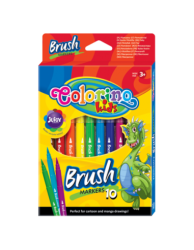 Фото - Фломастери пензелкові 10 кол.COLORINO /12/ 31200 Фото - Фломастери пензелкові 10 кол.COLORINO /12/ 31200