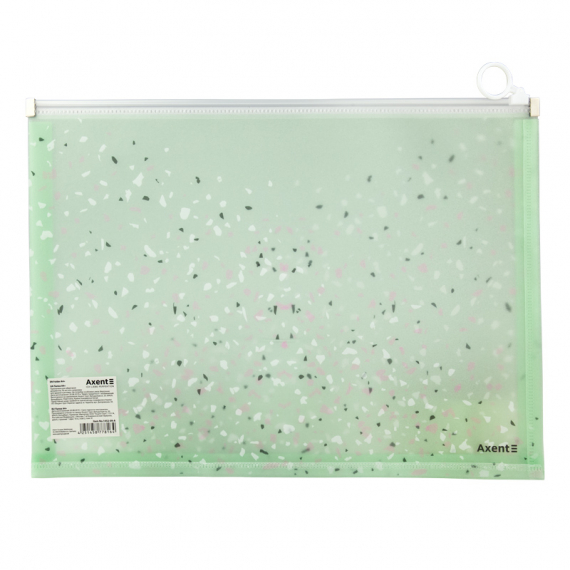 Фото - Папка на блискавці zip-lock, А4+, Shine, неом'ята 47123