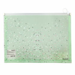 Фото - Папка на блискавці zip-lock, А4+, Shine, неом'ята 47123