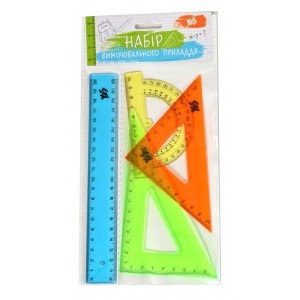 Фото - Набор линеек (4 предм.), линейка 20 см (уп.24) 15030 Фото - Набор линеек (4 предм.), линейка 20 см (уп.24) 15030