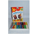 Фото - Пластилин 'Захоплення' 18цв. со стеком (уп.12) Гамма укр. 20406