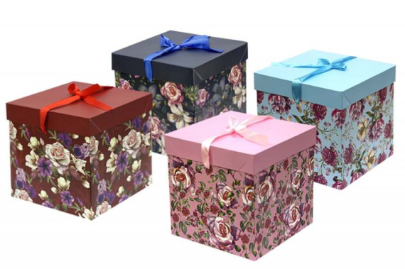 Фото - Коробка подарункова, розкладна 30*30см 63789 Фото - Коробка подарункова, розкладна 30*30см 63789