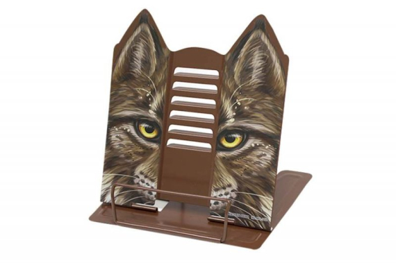 Фото - Підставка для книг металева 20*26см, Вовк 62550