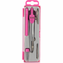 Готовальня 5 предметів рожева