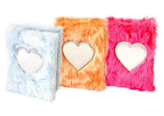 Фото - Блокнот хутряний 'серце' А5, 80 аркушів, 80 гм2, кремовий папір в клітинку 49558 Фото - Блокнот хутряний 'серце' А5, 80 аркушів, 80 гм2, кремовий папір в клітинку 49558