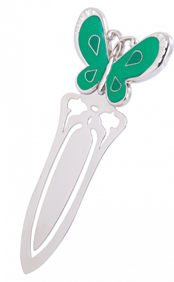 Фото - Набір подарунковий 'Fly': ручка кулькова + брелок + закладка для книг, зелений LANGRES 30924 Фото - Набір подарунковий 'Fly': ручка кулькова + брелок + закладка для книг, зелений LANGRES 30924