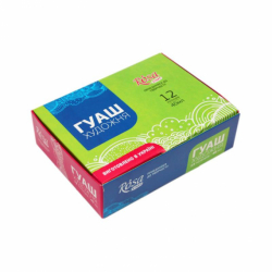 Набір гуашевих фарб CLASSIC, 12*40мл, ROSA Studio (ящ.12)