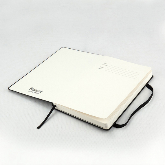 Фото - Книга записна Partner Pro, 130*210, 112арк, кл, чорна 41400