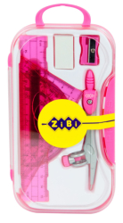 Фото - Готовальня 8 предметів, рожевий 32123