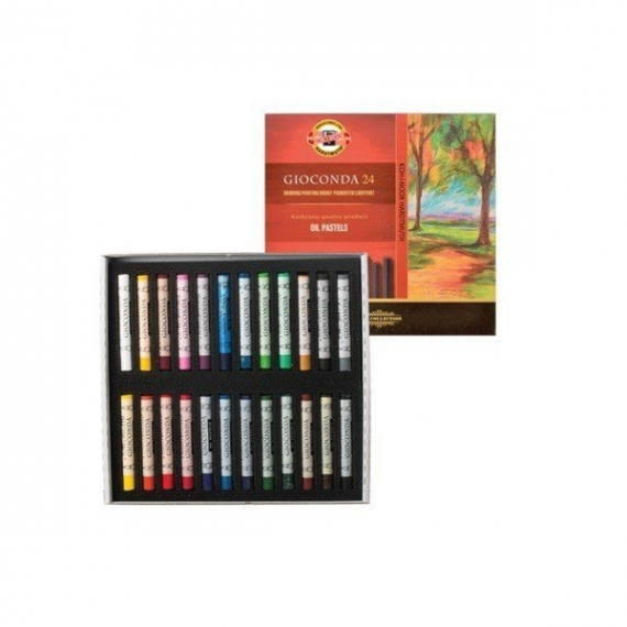 Фото - Крейда-пастель олійна художня GIOCONDA, 24 кол. 36184 Фото - Крейда-пастель олійна художня GIOCONDA, 24 кол. 36184