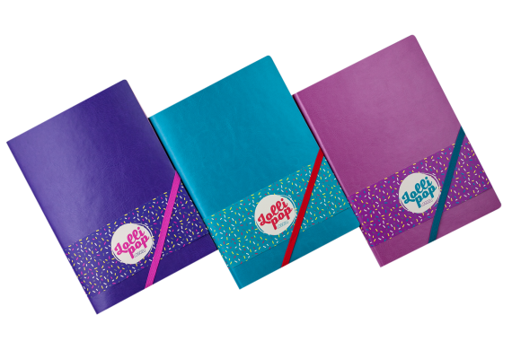 Фото - Блокнот діловий LOLLIPOP LOGO2U А5, 96арк., Клітинка, обкладинка зі штучної шкіри, рожевий 62619 Фото - Блокнот діловий LOLLIPOP LOGO2U А5, 96арк., Клітинка, обкладинка зі штучної шкіри, рожевий 62619