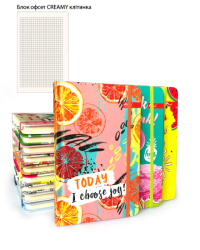 Фото - Зошит ф.А6+, з гумкою 64арк тв.паліт.мат. ламінація, блок КЛІТИНКА 60г/м2 кремовий, МІКС (уп.24) 49956 Фото - Зошит ф.А6+, з гумкою 64арк тв.паліт.мат. ламінація, блок КЛІТИНКА 60г/м2 кремовий, МІКС (уп.24) 49956