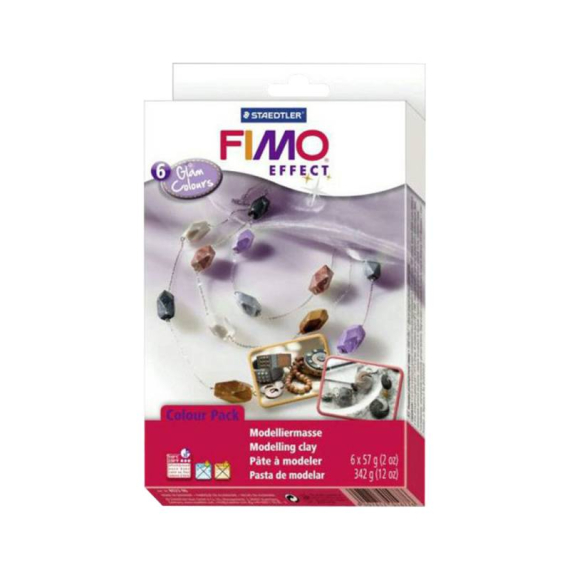 Фото - Набір для виготовлення біжутерії 'Glam Colours',  6 кол.*57 г, Fimo 47226