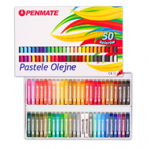Фото - Пастель олійна 50 кольорів 'Penmate' 15414