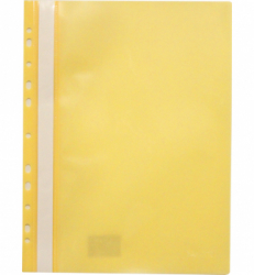 Фото - Швидкозшивач з перфорацією А4, жовтий 34830