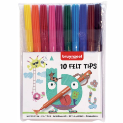 Фото - Набір дитячих фломастерів, 10 кол., Bruynzeel 51667