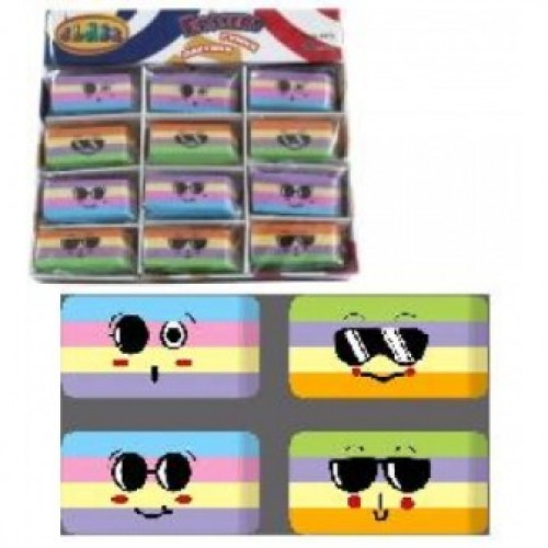 Фото - Ластик різнокольоровий, Stripes, асорті, 4972, CLASS, в уп. 36 шт. 40193 Фото - Ластик різнокольоровий, Stripes, асорті, 4972, CLASS, в уп. 36 шт. 40193