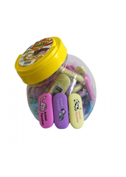 Фото - Ластик 2-кол, Animals, асорті, 4971, CLASS, в уп 48 40192