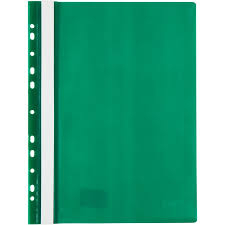 Фото - Швидкозшивач з перфорацією А4, зелений 34831 Фото - Швидкозшивач з перфорацією А4, зелений 34831