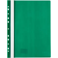 Фото - Швидкозшивач з перфорацією А4, зелений 34831