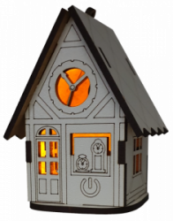 Фото - Эл.Будинок № 11/2 МДФ біл,світло 3х кольор,Повільн,сенс.вмик. Е-019 1/2 49866 Фото - Эл.Будинок № 11/2 МДФ біл,світло 3х кольор,Повільн,сенс.вмик. Е-019 1/2 49866