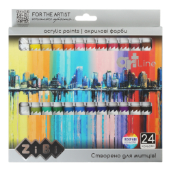 Фото - Акрил 24 кольорів х 12 мл, ART Line 63802
