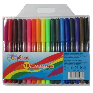 Фото - Фломастеры Радуга 18 цв. 5-103 БАРВИНОК (уп.12) 20745 Фото - Фломастеры Радуга 18 цв. 5-103 БАРВИНОК (уп.12) 20745