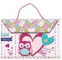 Фото - Блокнот-сумочка дитячий 190x140mm, 70g, 80 л, сова 43010 Фото - Блокнот-сумочка дитячий 190x140mm, 70g, 80 л, сова 43010