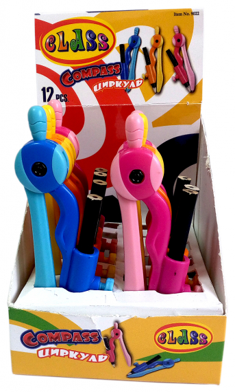 Фото - Циркуль з універс. тримачем і олів., 12 cм, пластик, 9022, CLASS (уп.12) 37389 Фото - Циркуль з універс. тримачем і олів., 12 cм, пластик, 9022, CLASS (уп.12) 37389