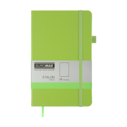 Фото - Скетчбук ETALON 125*195, 96 арк., чистий блок, обкл. штучна шкіра, салатовий 62611