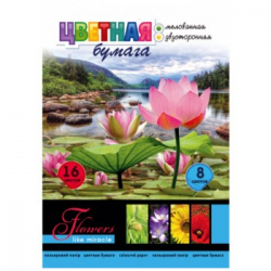 Фото - Папір кольор. А4 двобічн._крейдований, формат А4, набір 16 аркушів, 8кольорів, КП4916 30512 Фото - Папір кольор. А4 двобічн._крейдований, формат А4, набір 16 аркушів, 8кольорів, КП4916 30512