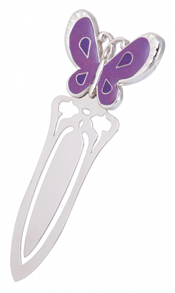 Фото - Набір подарунковий 'Fly': ручка кулькова + брелок + закладка для книг, фіолетовий LANGRES 30925