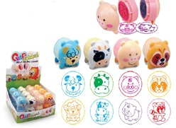 Штампи дитячі &quot;Милі домашні тваринки&quot;, 2 в 1, 4 види, в дісплеї (уп.24)