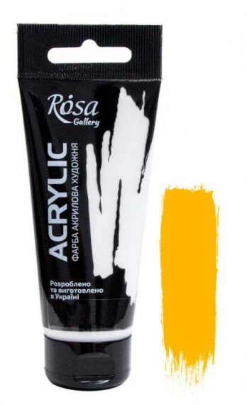 Фото - Фарба акрилова, ROSA Gallery, Кадмій жовтий середній, 60мл 38803 Фото - Фарба акрилова, ROSA Gallery, Кадмій жовтий середній, 60мл 38803