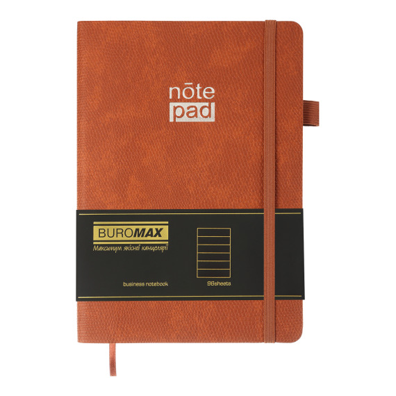 Фото - Блокнот діловий RESPECT А5, 96л, лінія, обкладинка штучна шкіра, коричневий 63628 Фото - Блокнот діловий RESPECT А5, 96л, лінія, обкладинка штучна шкіра, коричневий 63628